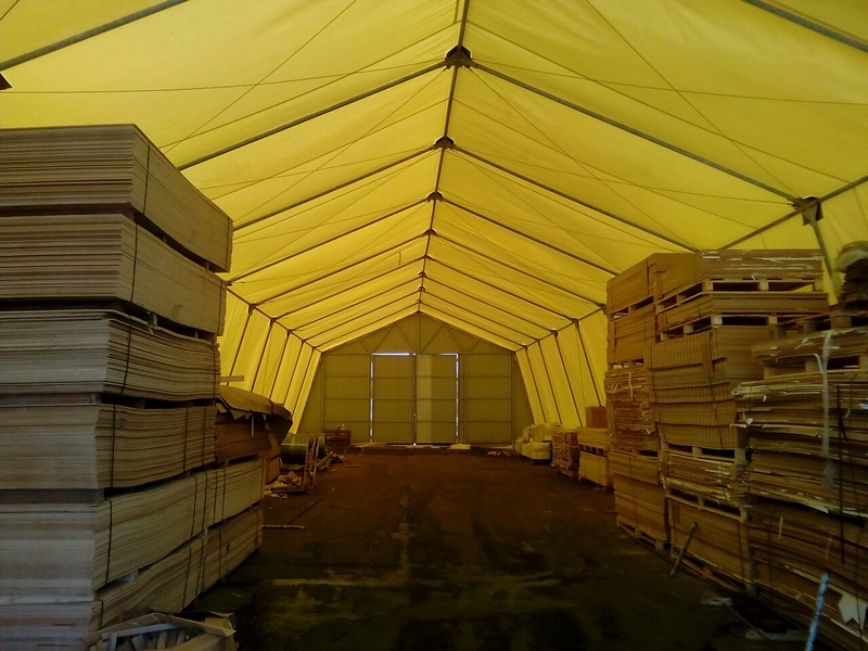 Framework- awning hangar in Moscow, buy prefabricated price