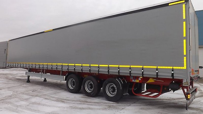 in semitrailers to 12 and 16 meters